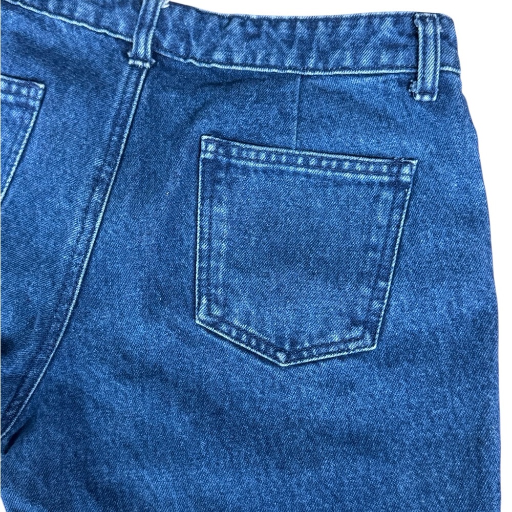 Vintage Y2K Clockhouse Grunge Hippie Patchwork Low Rise Denim Blue Jeans EUR 42 - Picture 7 of 13